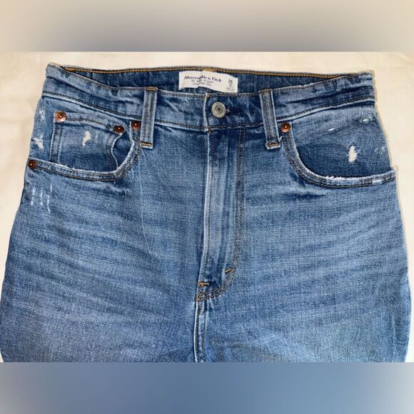 Abercrombie & Fitch The Ankle Straight Ultra High Rise Size 2 Women’s - Picture 4 of 9